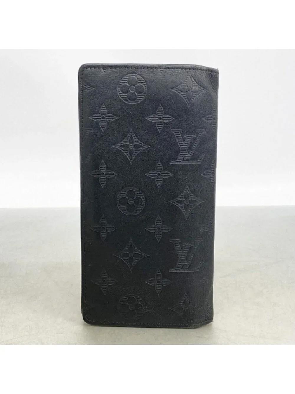 Louis Vuitton Wallet Monogram Shadow Portefeuille Brazza Black